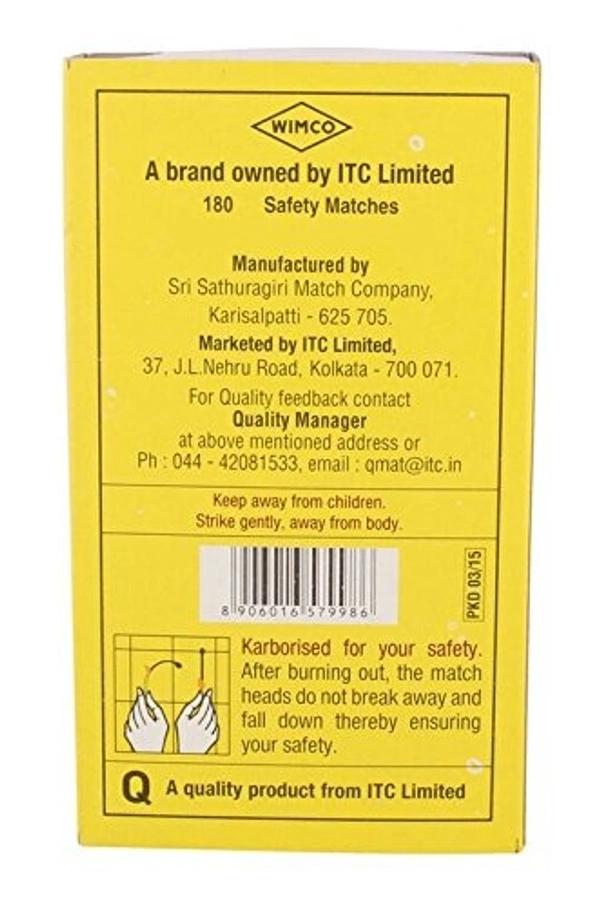 Home Light Matchbox - 180 Sticks