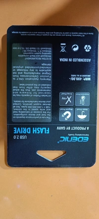 4K Ultra HD 16GB Pen Drive EDENIC 5 years Warranty 