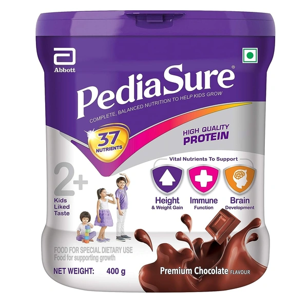 PediaSure Health and Nutrition Drink Powder for Kids Growth - 400g jar (Chocolate)