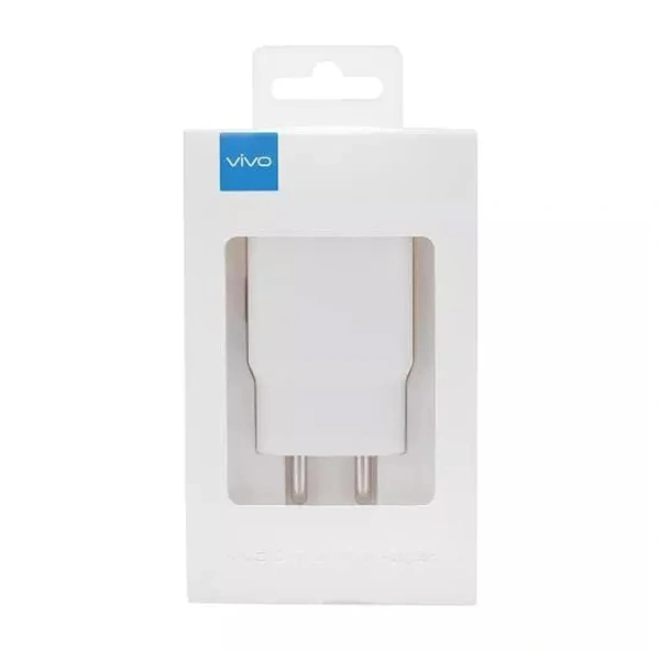 Vivo Original Power Adapter,Vivo QC Mobile Charger/Adapter (White) | 18W Wall Charger | BIS Certified Quick Charge| Compatible for Smartphones, TWS, Gaming Console, Power Banks