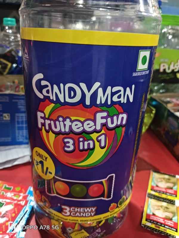 Candyman Fruityee Fun  3 In One Net Weight 544.50g