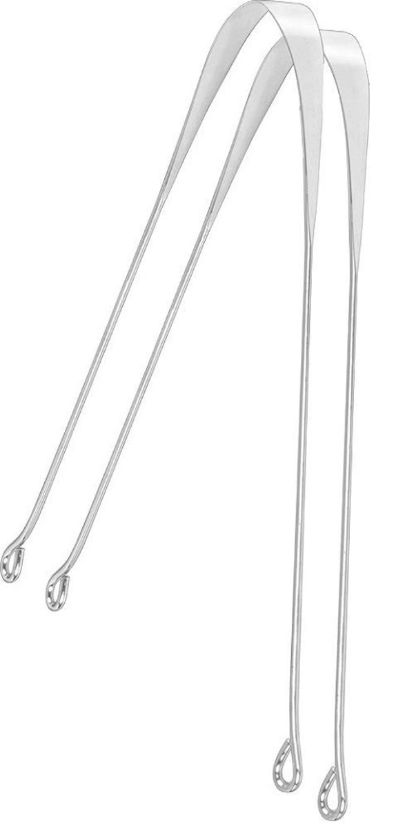 Tongue Cleaner, Medical Grade Stainless Steel, Professional Eliminate Bad Breath, Help Your Oral Hygiene: 2 Pcs Set