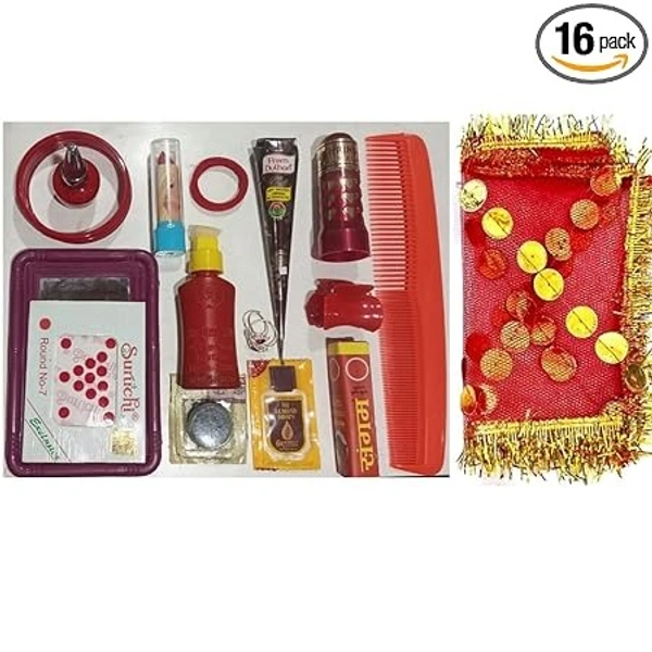 Suhag Kit/Devi Solah Shringar Kit with 16 Shringar