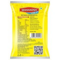 Mahakosh Refined Soyabean Oil Pouch  (1 L)