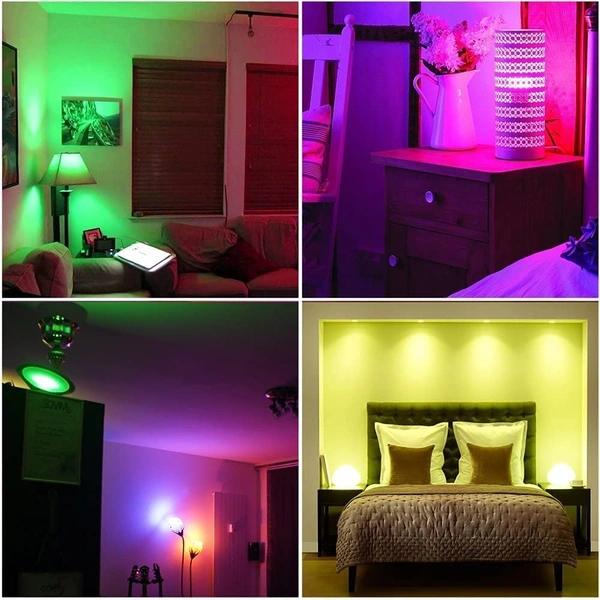 Wireless Light Bulb Speaker, Bluetooth Light Bulbs with Speaker, RGB Smart Music Bulb with Remote Control, B22 Color Changing Light Bulb Lamp for Bedroom, Home, Party, Christmas Decoration - Multi Colour, Bluetooth Music Bulb