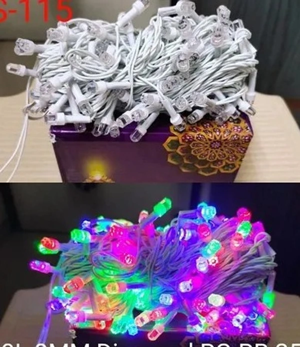 50Mtr Decorative LED String Light, For Decoration, Plug-in - Multi Colour
