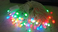 50 Meter LED Globe String Lights For Diwali | 8 Mode Multicolor Light For Home Decor, Wall Decoration Indoor/Outdoor Diwali Lighting - Multi Colour - Multi Colour, Jhalar
