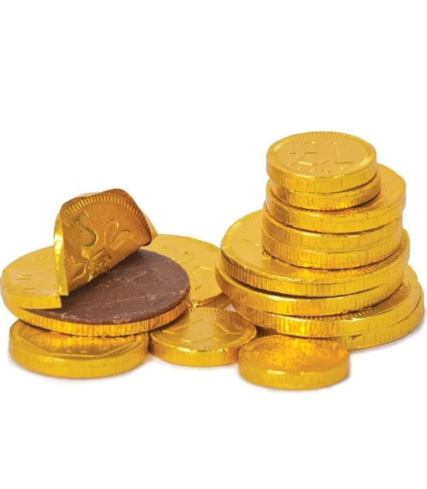 Gold Coin Milk Chocolates | Chocolate Coin Gift Pack for Christmas, Birthday, Anniversary in Jar (150 Pieces )