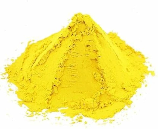 MQS Holi Special Colors, Herbal Gulal Non-Toxic Perfumed Gulal, Skin Friendly, Washable And Easy To Remove Holi Gulal Pink Colour Pack Of 1 (300g) - YELLOW