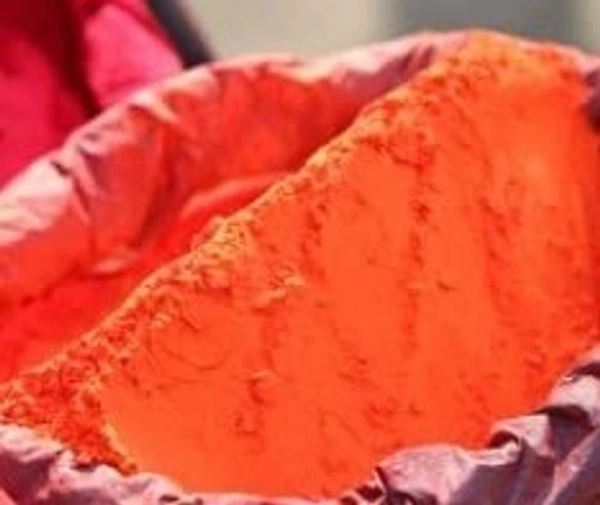 MQS Holi Special Colors, Herbal Gulal Non-Toxic Perfumed Gulal, Skin Friendly, Washable and Easy to Remove Holi Gulal Pink Colour Pack of 1 (300g) - Orange