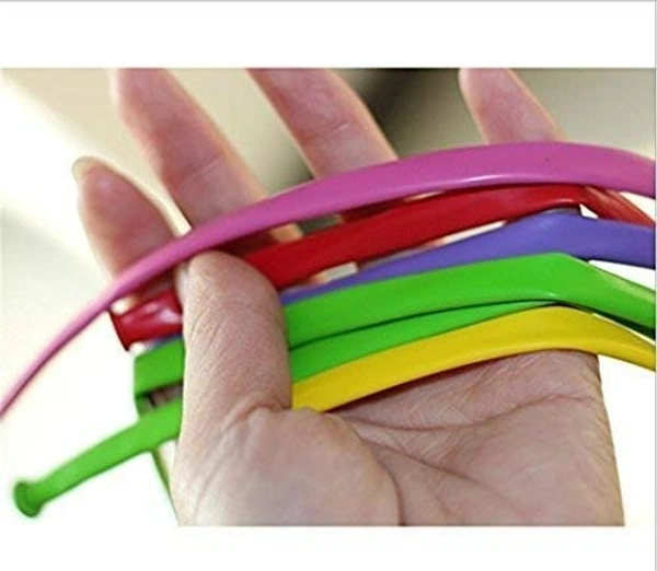 razy Sutra Twisting Balloons 100pcs Long Modelling Balloons Multicolor with 1 Balloon Pump | Balloons for creating different shapes and animal balloon figures through twisting and combinations
