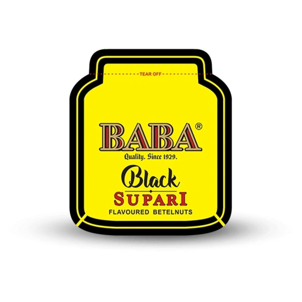 BABA Black Supari - Aromatic Mouth Freshener - 1.5g Pouch (Pack of 36)