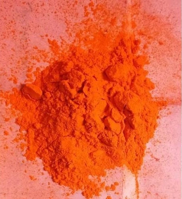 MQS Holi Special Colors, Herbal Gulal Non-Toxic Perfumed Gulal, Skin Friendly, Washable and Easy to Remove Holi Gulal Pink Colour Pack of 1 (300g) - Orange