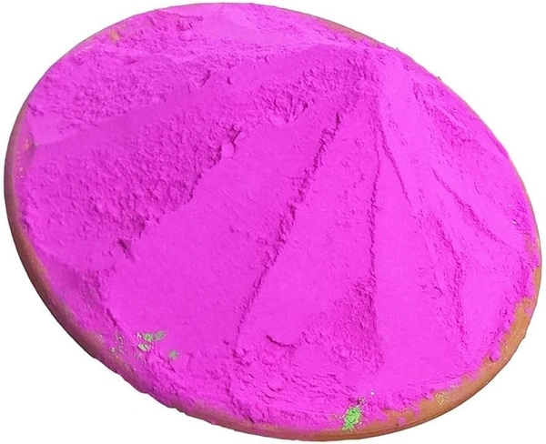 MQS Holi Special Colors, Herbal Gulal Non-Toxic Perfumed Gulal, Skin Friendly, Washable and Easy to Remove Holi Gulal Pink Colour Pack of 1 (300g) - Pink
