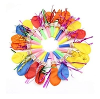 Crazy Sutra Balloon Whistles Fun Whistles Party Horns for Party & Celebrations,Festive Whistle Favors, Blowout Birthday Whistles, Whistle Wonders (Pack of 50pc, Multicolor)