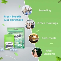 Mountain Breeze Sugar-Free Elaichimint Fresh Breath Strips,320g