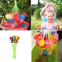 Holi Water Magic Balloons l Set of 3 Bunch l 111 Baloons l Multicolour l Quick Fill and Auto Tie in 60 Seconds with Universal Tap Adaptor (Pack of 111)