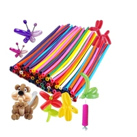 razy Sutra Twisting Balloons 100pcs Long Modelling Balloons Multicolor with 1 Balloon Pump | Balloons for creating different shapes and animal balloon figures through twisting and combinations