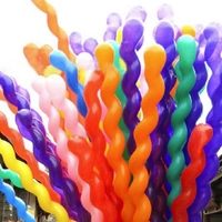 Party Mixed Spiral Latex Balloons Wedding Kids Birthday Party Decor, 100 Pieces - MULTI Colours - 100 Pcs, Multi Colors