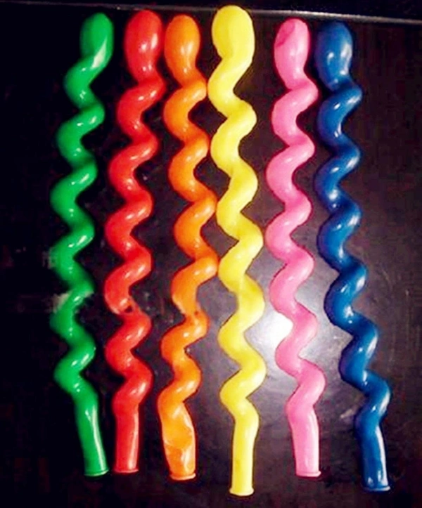 Party Mixed Spiral Latex Balloons Wedding Kids Birthday Party Decor, 100 Pieces - MULTI Colours - 100 Pcs, Multi Colors