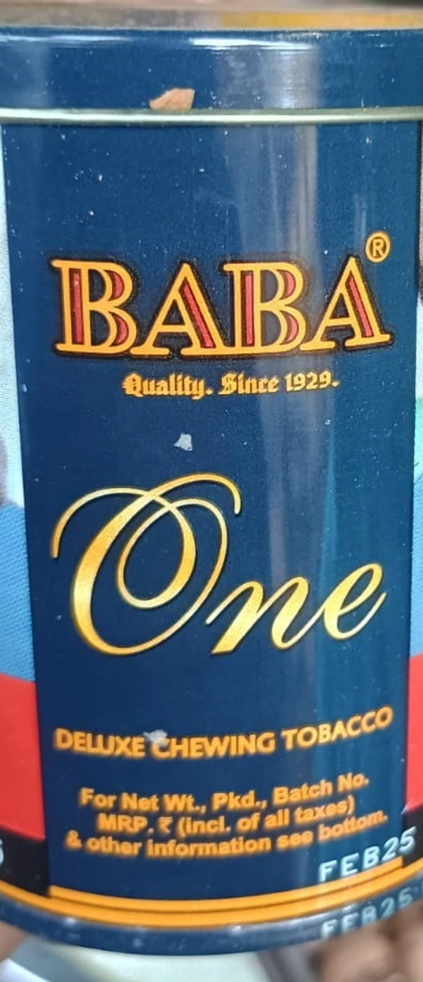 Baba Deluxe Chewing Tobacco 40gm Tin