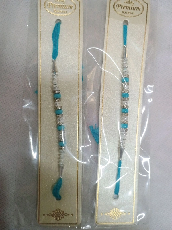 MQS Rakhi Festival - Fancy Designer Rakhi Pack Of 2- Ye Bandhan Hai Pyar Ka