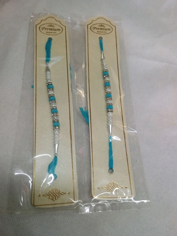 MQS Rakhi Festival - Fancy Designer Rakhi Pack Of 2- Ye Bandhan Hai Pyar Ka