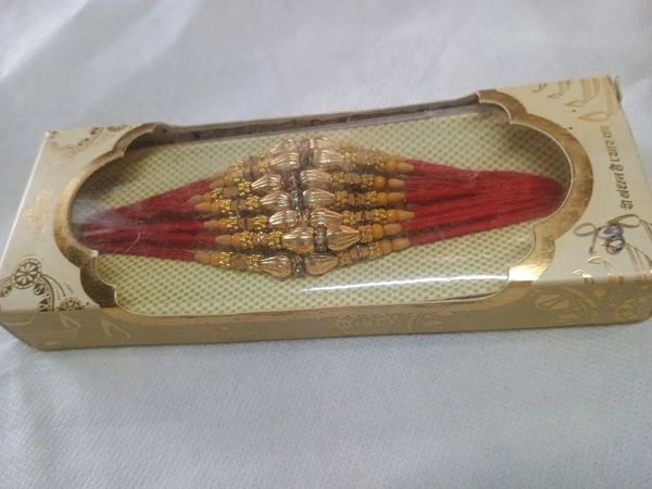 MQS Rakhi Festival - Fancy Designer Rakhi Pack Of 12- Ye Bandhan Hai Pyar Ka