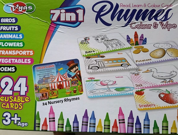 RHYMES COLOURS & WIPE GAME 