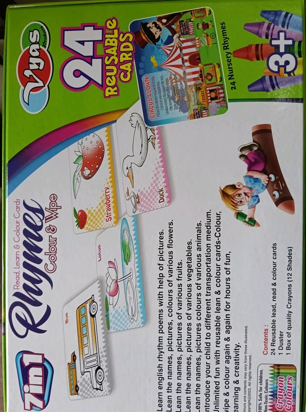 RHYMES COLOURS & WIPE GAME 