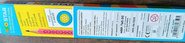 DOMS NEO STAR PENCIL PKT (10PCS)