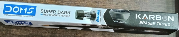 DOMS KARBON X-TRA SUPER DARK PENCIL PKT (10PCS)