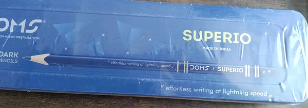 DOMS SUPERIO SUPER DARK GRAPHITE PENCIL PKT (10PCS)