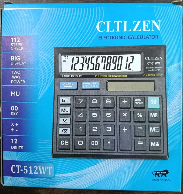  CT-512 ELECTRONIC CALCULATOR 