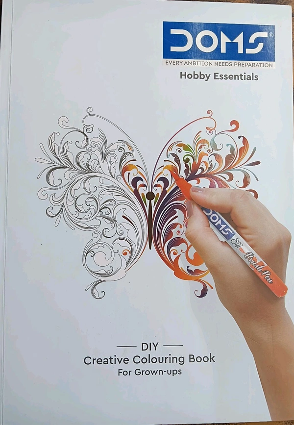 DOMS ESSENTIAL MANDALA COLOURING BOOK 