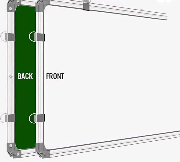 1.5 ×2 NOVA WHITE & GREEN BOARD 