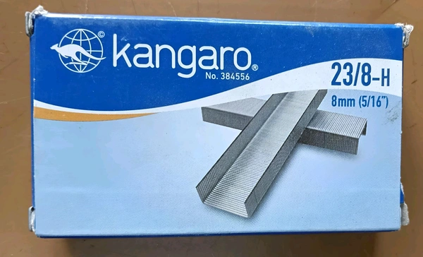 STAPLER PIN KANGARO 23/8 H  (PACK OF 20PCS)