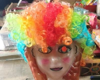 Multi Coloured Malinga Style Hair cap Wig for All Age Group Free Size, Best for Holi and Stage Drama Show - PACK OF 1, MULTI COLORS