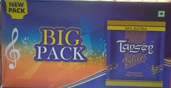 Tansen Blues Flavoured Pan Masala Rs-20, 11 Pouches, 15g  Each,