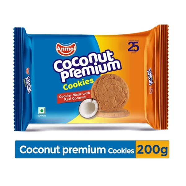 Anmol Coconut Premium Cookies - 200g