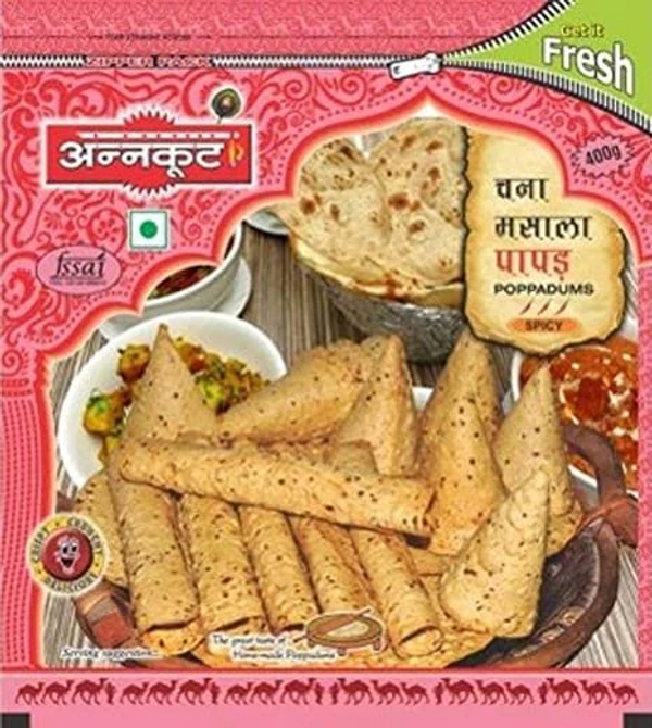 Annkut Chana Masala Papad - 400gm