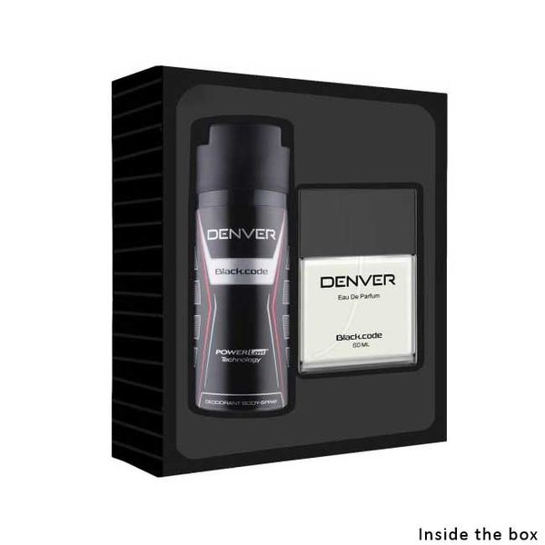 Denver Blackcode Combo Pack - 60ml deo+ 30ml perfume