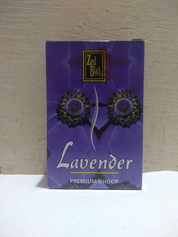 Dhup Zed Black Lavender Kaccha Kathi - 1pac (20 pcs)