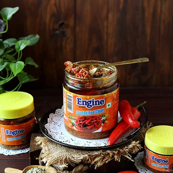 Engine Red Chilli Achar (Pickle) - 400g