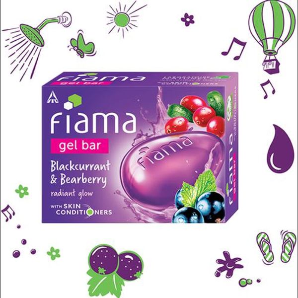 Fiama Gel Soap (Blackcurrent & Bearberry) - 125 g