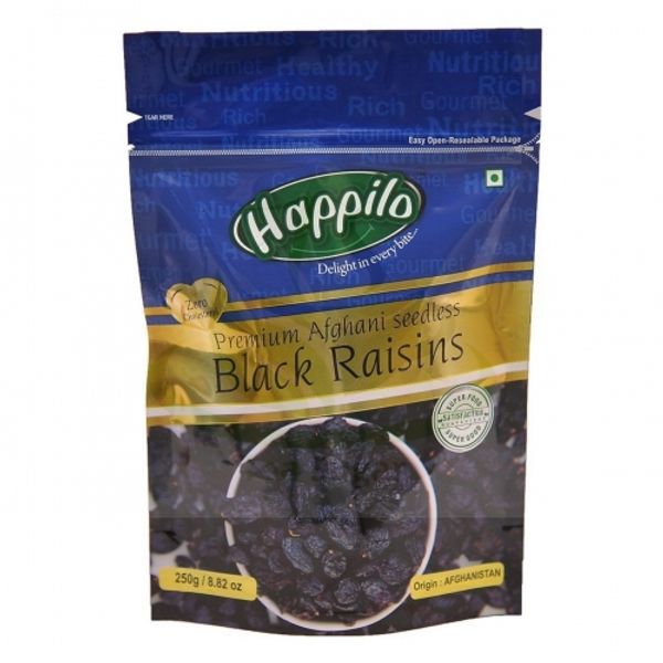 Happilo Black Raisins (Kali Kismis) - 250g