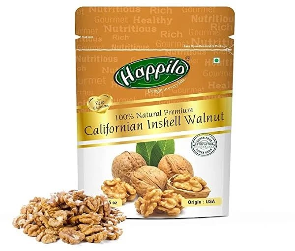 Happilo Inshell Walnuts (Inshell Akhrot) - 500g