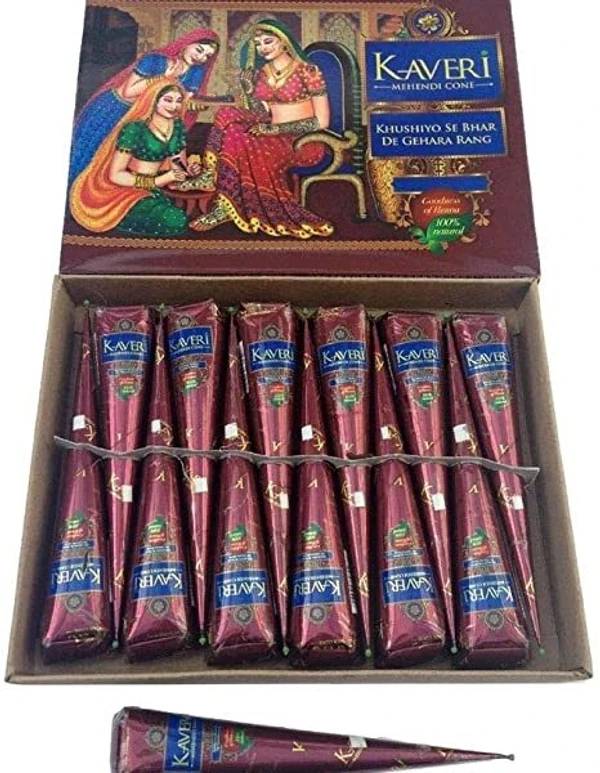 Kaveri Mehendi Cone - Pack Off 12