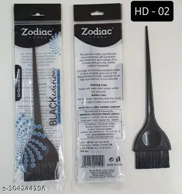 Zodiac 1 Piece Hair Coloring Brush Hair Dye Tools set for DIY Hair Coloring Salon Hair Dyeing,Color Tint Applicator Use For Men & Women