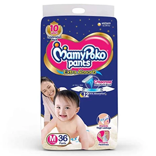 MamyPoko Pants Extra Absorb - M (7-12kg)